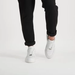 Brent Sneaker WHITE LEATHER -Steve Madden BRENT WHITE 01