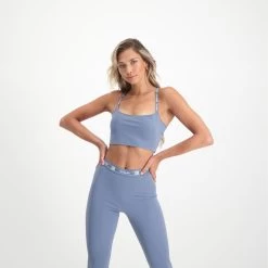 Rain Or Shine Leggings LIGHT SLATE BLUE -Steve Madden CHECKTHELEATHERTOPLIGHTSLATEBLUELIGHTSLATEBLUE1