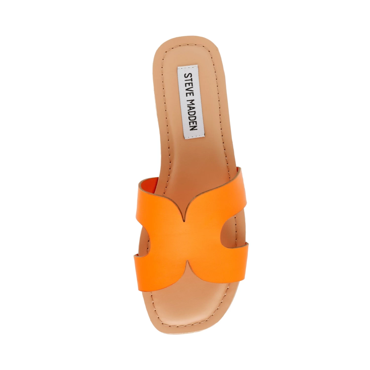 Steve Madden Zarnia Sandal ORANGE LEATHER 6 Steve Madden Zarnia Sandal ORANGE LEATHER – Image 6