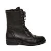 Steve Madden Troopa Ankle Boot BLACK LEATHER