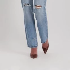 Steve Madden Lillie Pump BRN CROCO -Steve Madden SM11000480 02002 206 09