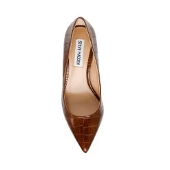 Steve Madden Lillie Pump BRN CROCO -Steve Madden SM11000480 02002 26F 05