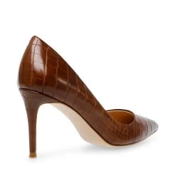 Steve Madden Lillie Pump BRN CROCO -Steve Madden SM11000480 02002 26F 07