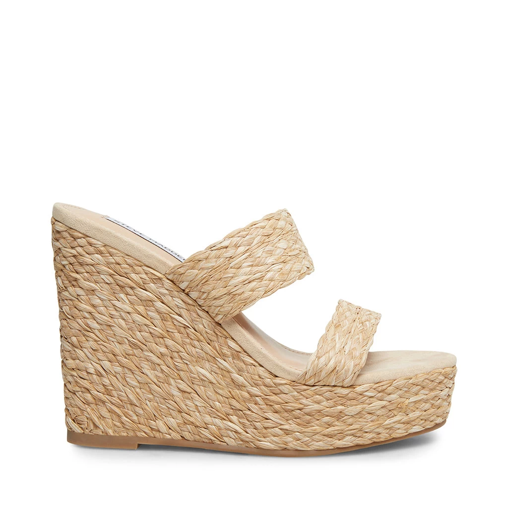 Steve Madden Sunflower Sandal NATURAL 1 Steve Madden Sunflower Sandal NATURAL