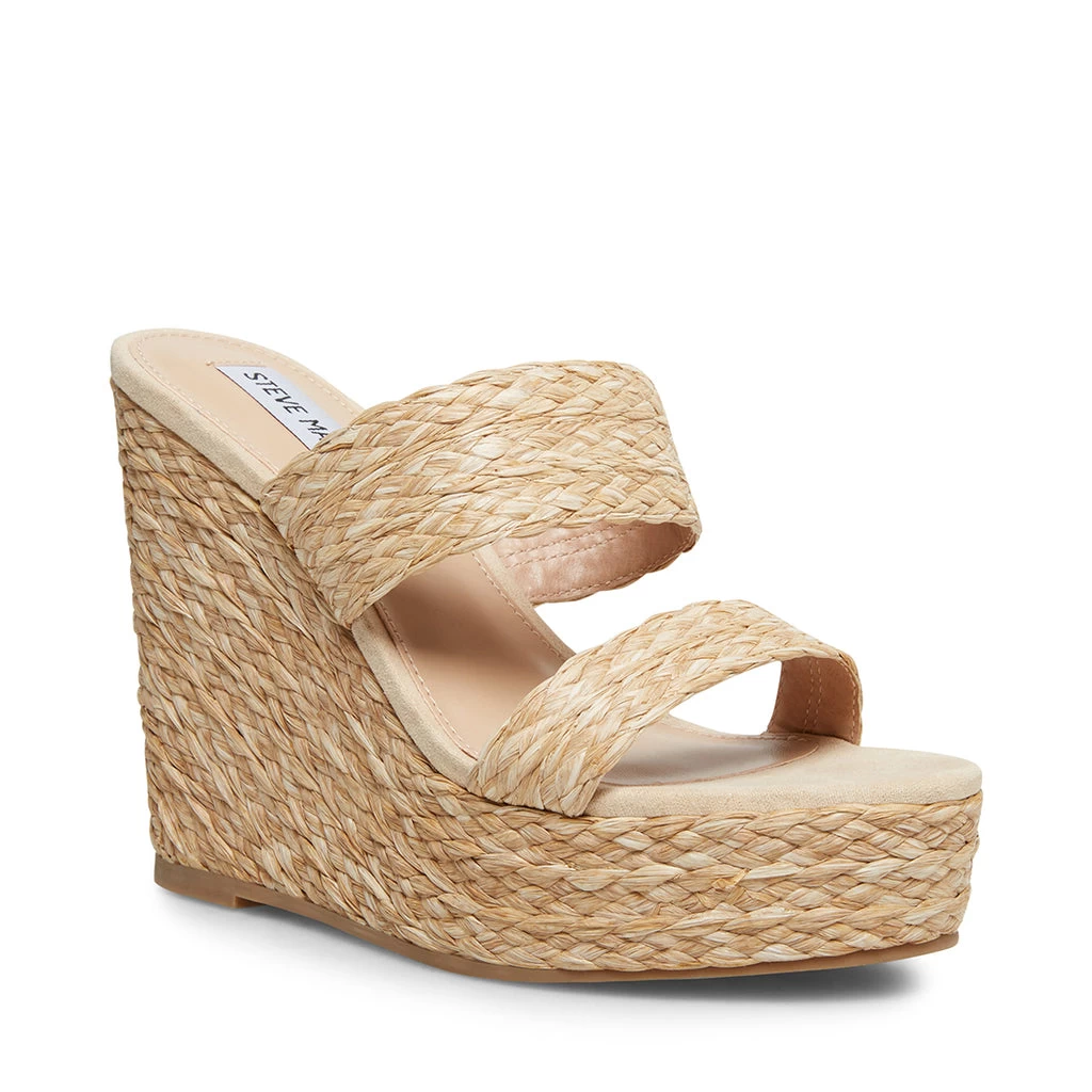 Steve Madden Sunflower Sandal NATURAL 2 Steve Madden Sunflower Sandal NATURAL – Image 2