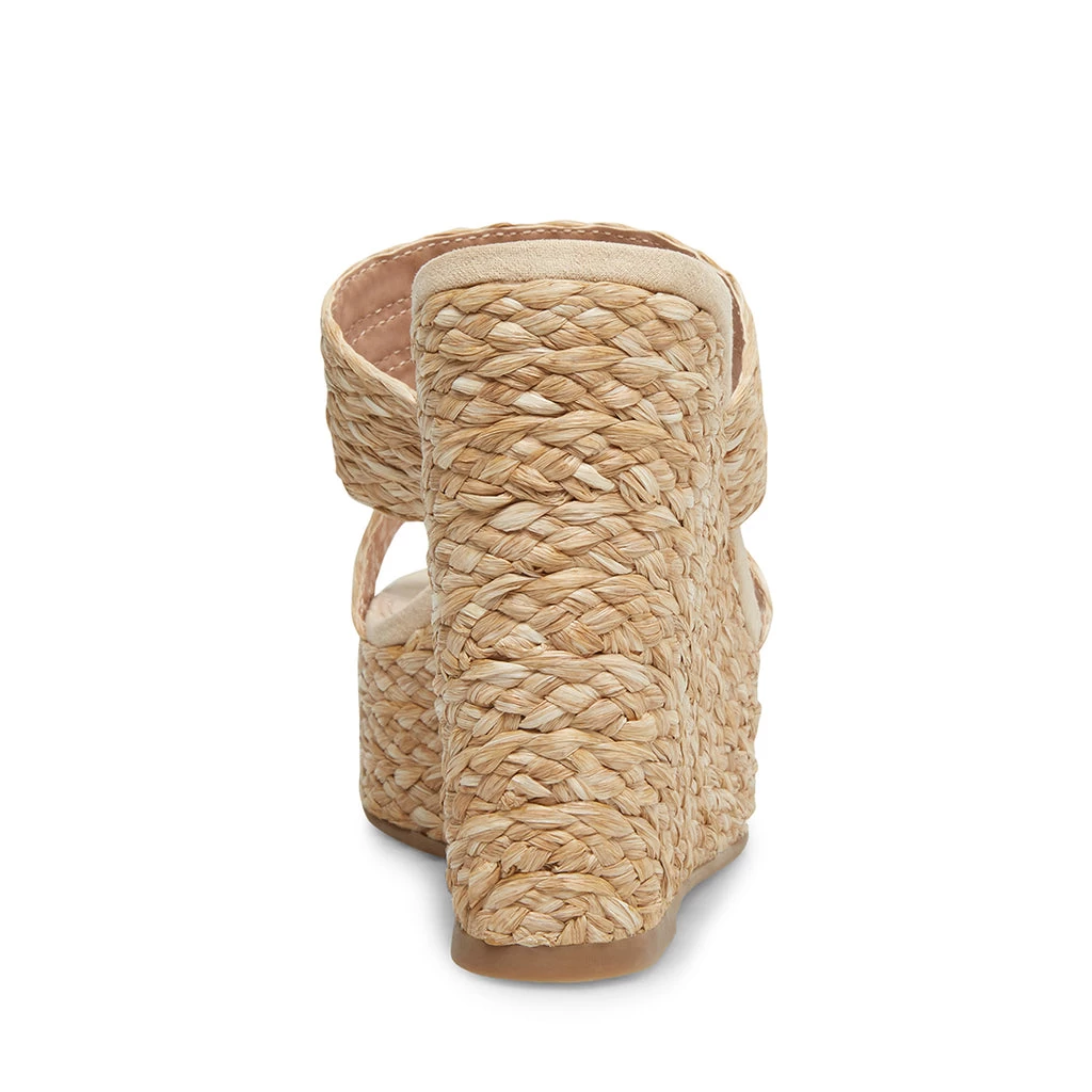 Steve Madden Sunflower Sandal NATURAL 3 Steve Madden Sunflower Sandal NATURAL – Image 3