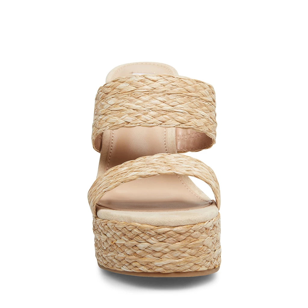 Steve Madden Sunflower Sandal NATURAL 4 Steve Madden Sunflower Sandal NATURAL – Image 4