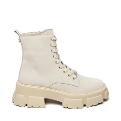 Steve Madden Tanker Bootie BEIGE SUEDE