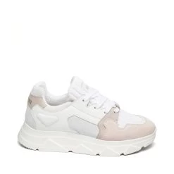 Steve Madden Poppy Sneaker WHITE/PINK