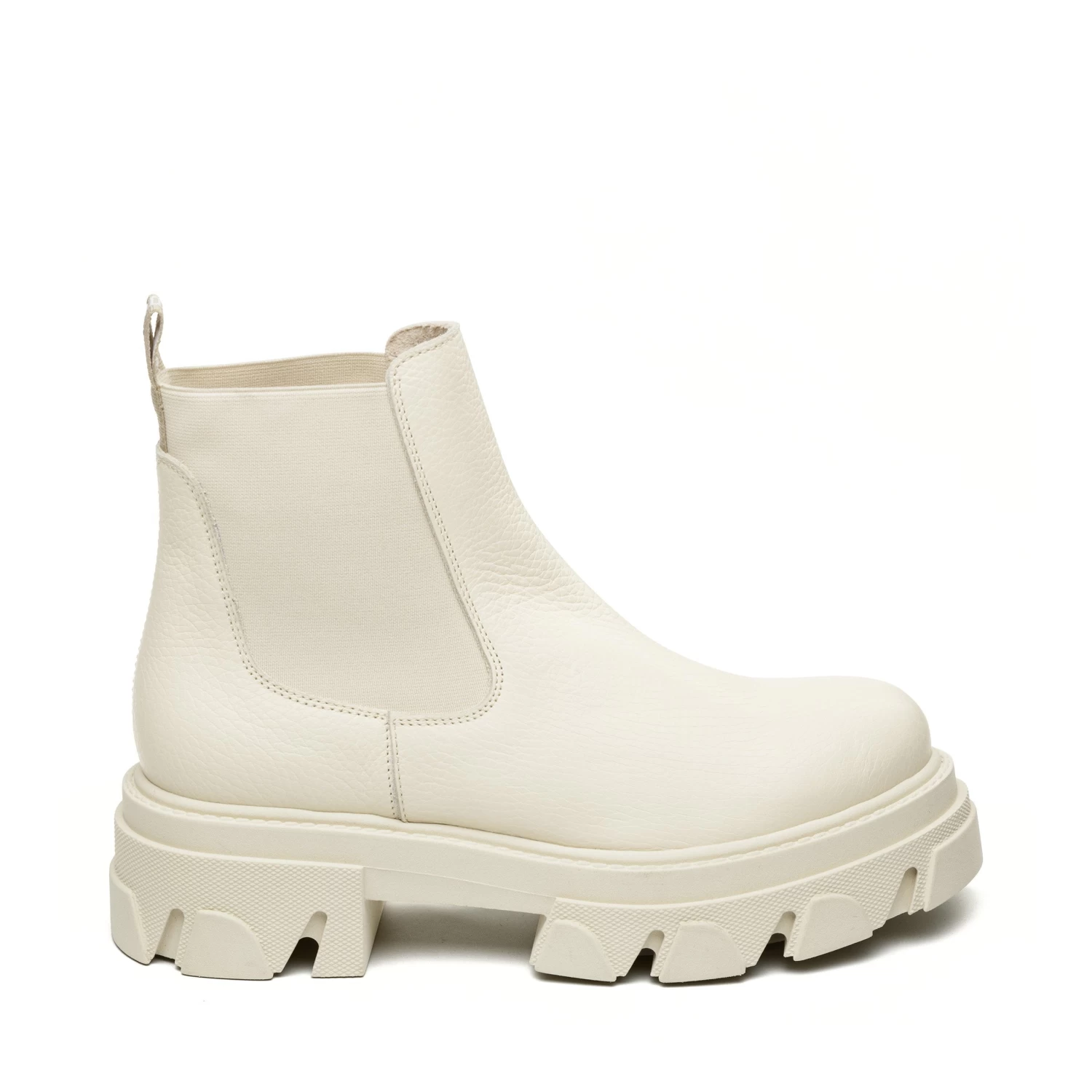 Steve Madden Mixture Bootie BONE LEATHER 1 Steve Madden Mixture Bootie BONE LEATHER