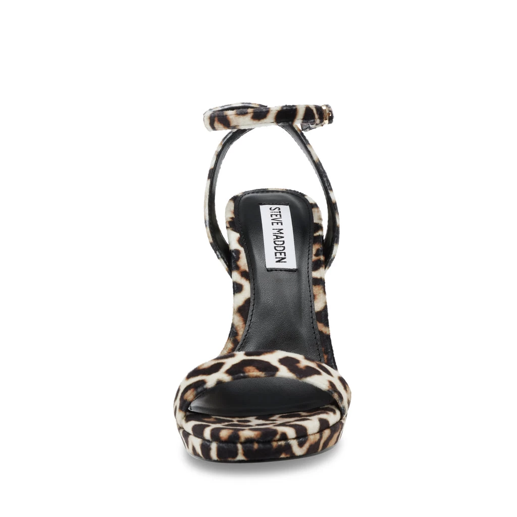 Steve Madden Wordly Sandal LEOPARD VELVET 3 Steve Madden Wordly Sandal LEOPARD VELVET – Image 3