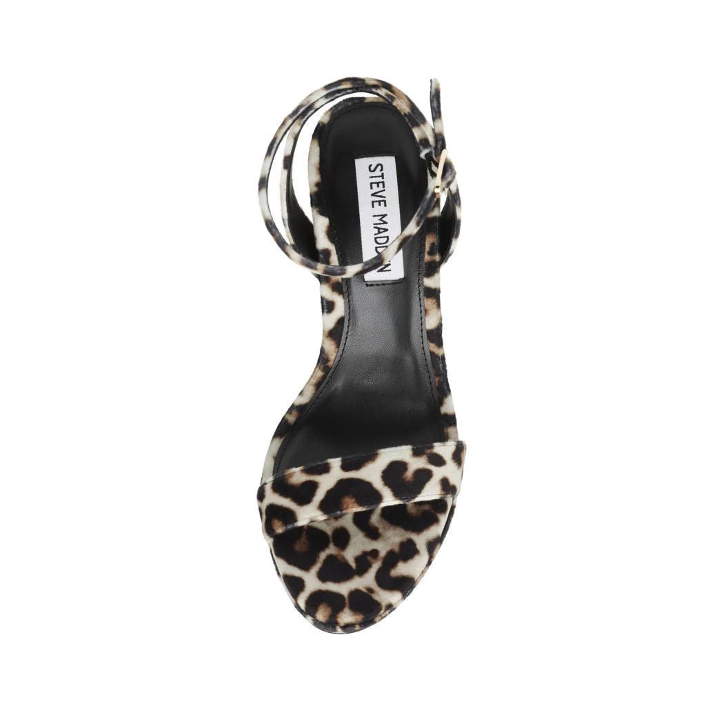Steve Madden Wordly Sandal LEOPARD VELVET 5 Steve Madden Wordly Sandal LEOPARD VELVET – Image 5