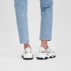 Steve Madden Possession Sneaker SILVER/WHITE 16 Steve Madden Possession Sneaker SILVER/WHITE -Steve Madden SM11001910 04005 04D 14