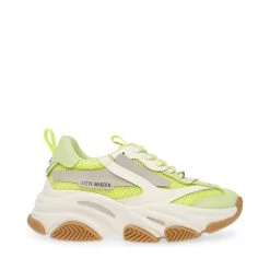 Steve Madden 21 Steve Madden Possession Sneaker BONE/LIME