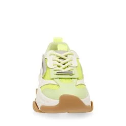 Steve Madden Possession Sneaker BONE/LIME -Steve Madden SM11001910 04005 18Y 05