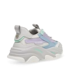 Steve Madden Possession Sneaker BLUE/GREY -Steve Madden SM11001910 04005 BGY 03