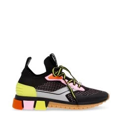 Steve Madden Decore Sneaker BLK/YLW