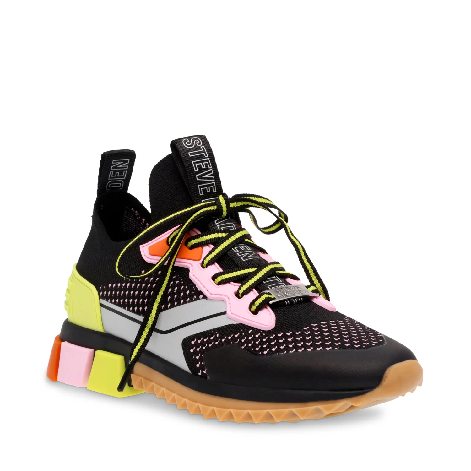 Steve Madden Decore Sneaker BLK/YLW 2 Steve Madden Decore Sneaker BLK/YLW – Image 2