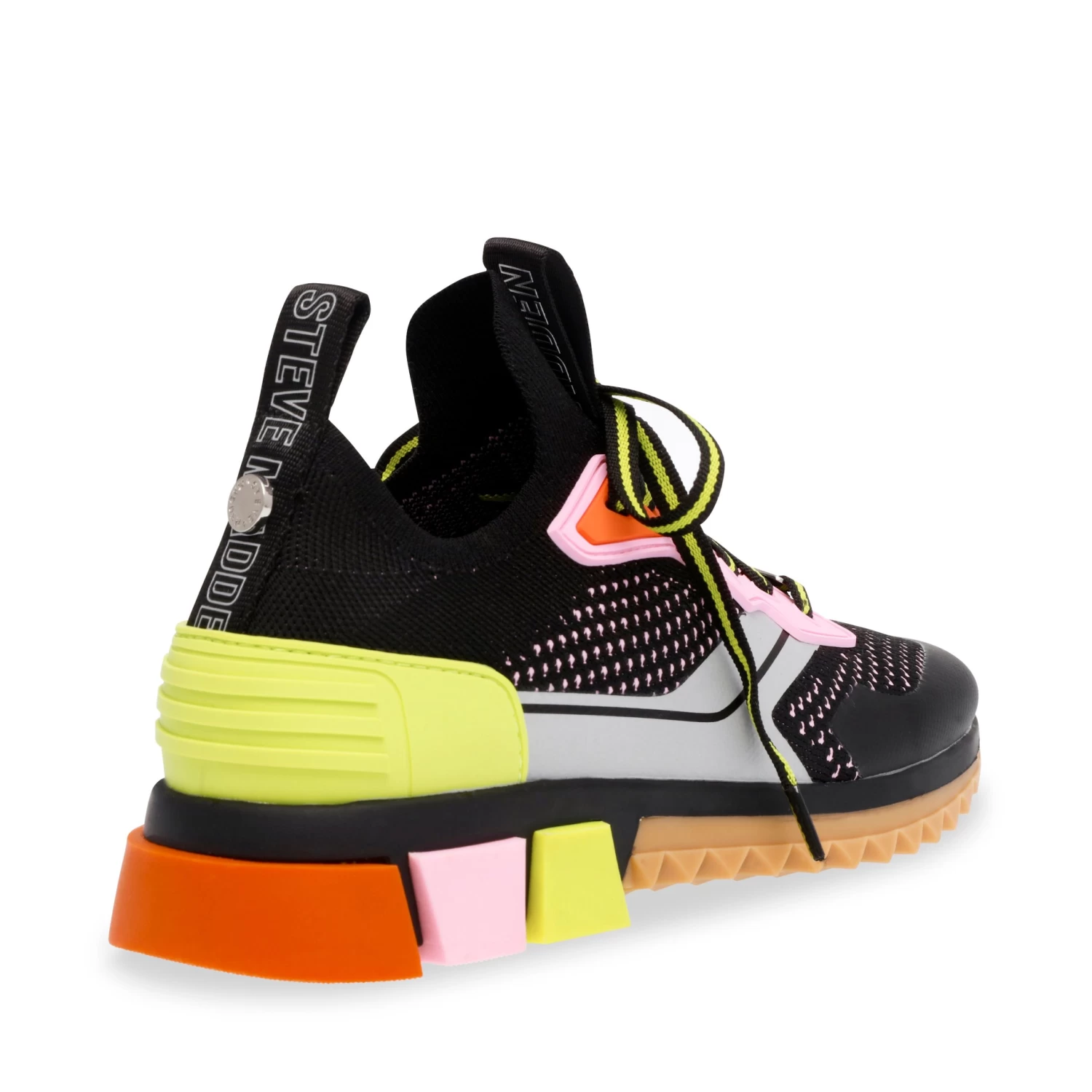 Steve Madden Decore Sneaker BLK/YLW 5 Steve Madden Decore Sneaker BLK/YLW – Image 5