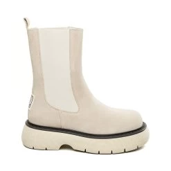 Steve Madden Warrior Bootie BEIGE SUEDE