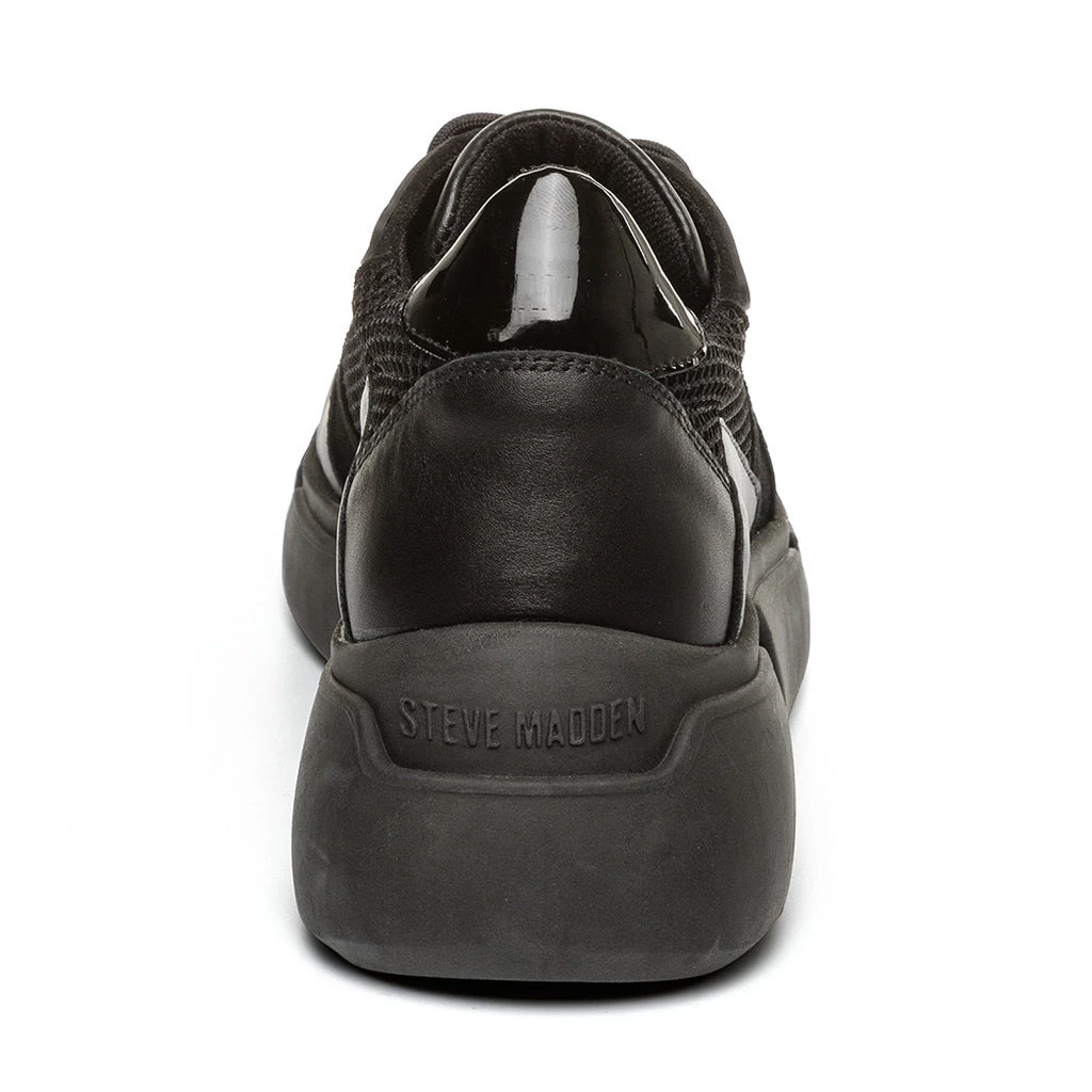 Steve Madden Many Sneaker BLACK 4 Steve Madden Many Sneaker BLACK – Image 4