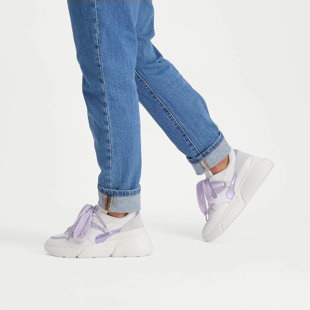 Steve Madden Maisie Sneaker WHITE/LILA 2 Steve Madden Maisie Sneaker WHITE/LILA – Image 2