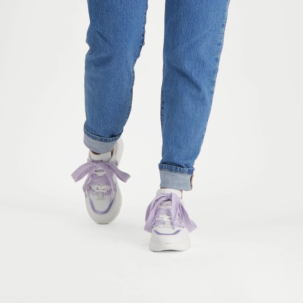 Steve Madden Maisie Sneaker WHITE/LILA 8 Steve Madden Maisie Sneaker WHITE/LILA – Image 8