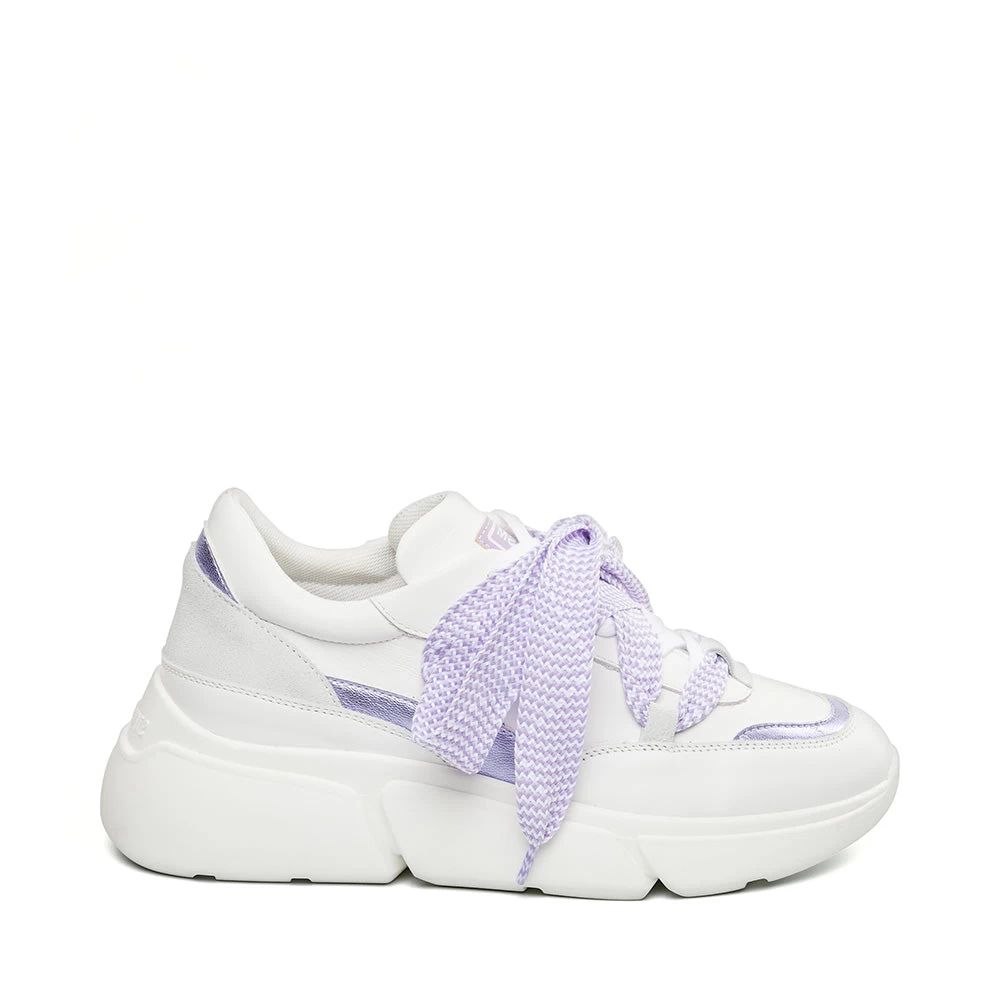 Steve Madden Maisie Sneaker WHITE/LILA 1 Steve Madden Maisie Sneaker WHITE/LILA