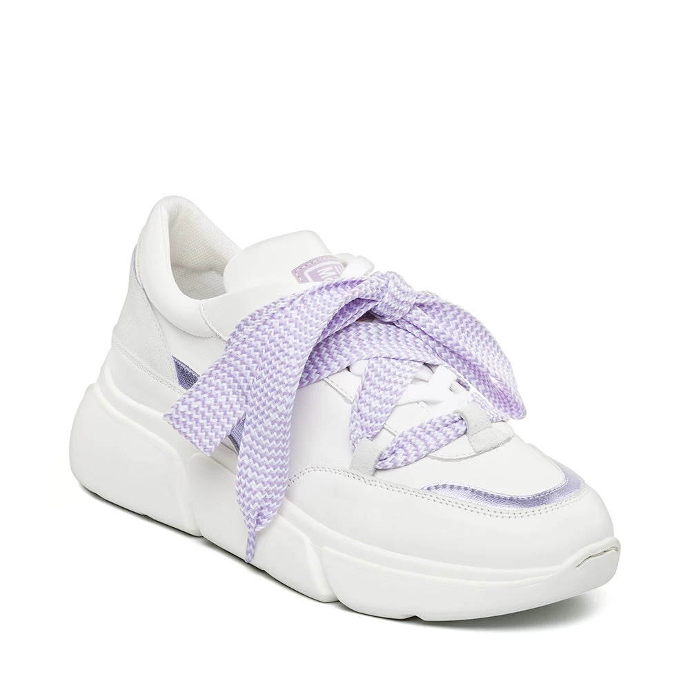 Steve Madden Maisie Sneaker WHITE/LILA 3 Steve Madden Maisie Sneaker WHITE/LILA – Image 3