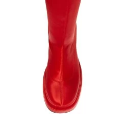 Steve Madden Cypress Boot RED SATIN -Steve Madden SM11002113 04003 728 06