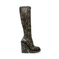 Steve Madden Aligned Boot GREY SNAKE