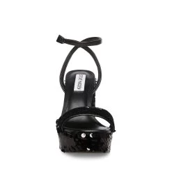 Steve Madden Lessa-S Sandal BLACK -Steve Madden SM11002186 02004 001 04