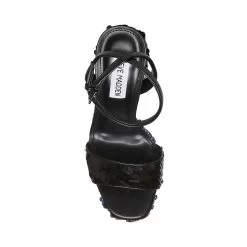 Steve Madden Lessa-S Sandal BLACK -Steve Madden SM11002186 02004 001 06