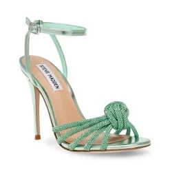 Steve Madden Bedazzle Sandal SEA GLASS -Steve Madden SM11002271 04001 44U 02