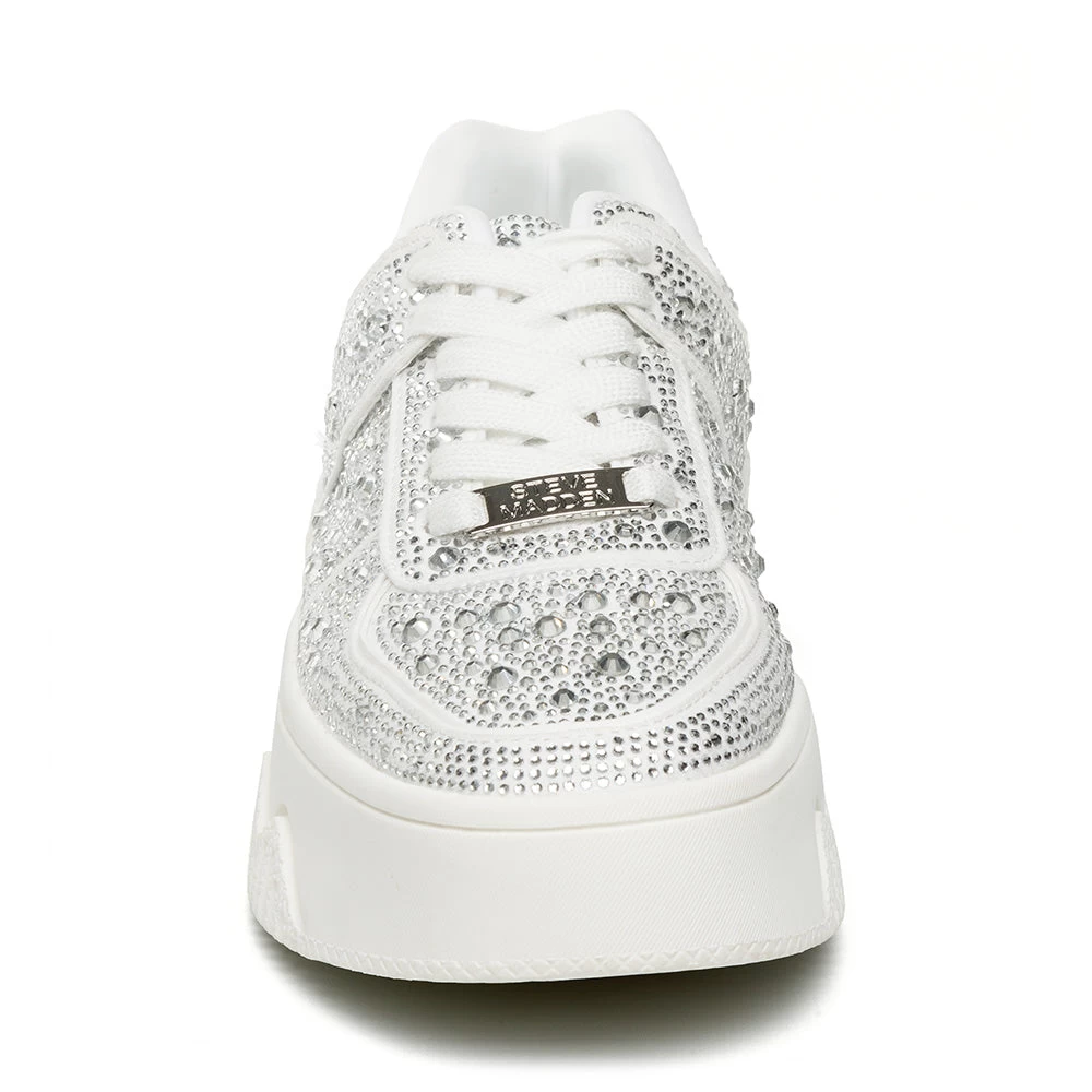 Steve Madden Sonic-R Sneaker WHITE 3 Steve Madden Sonic-R Sneaker WHITE – Image 3