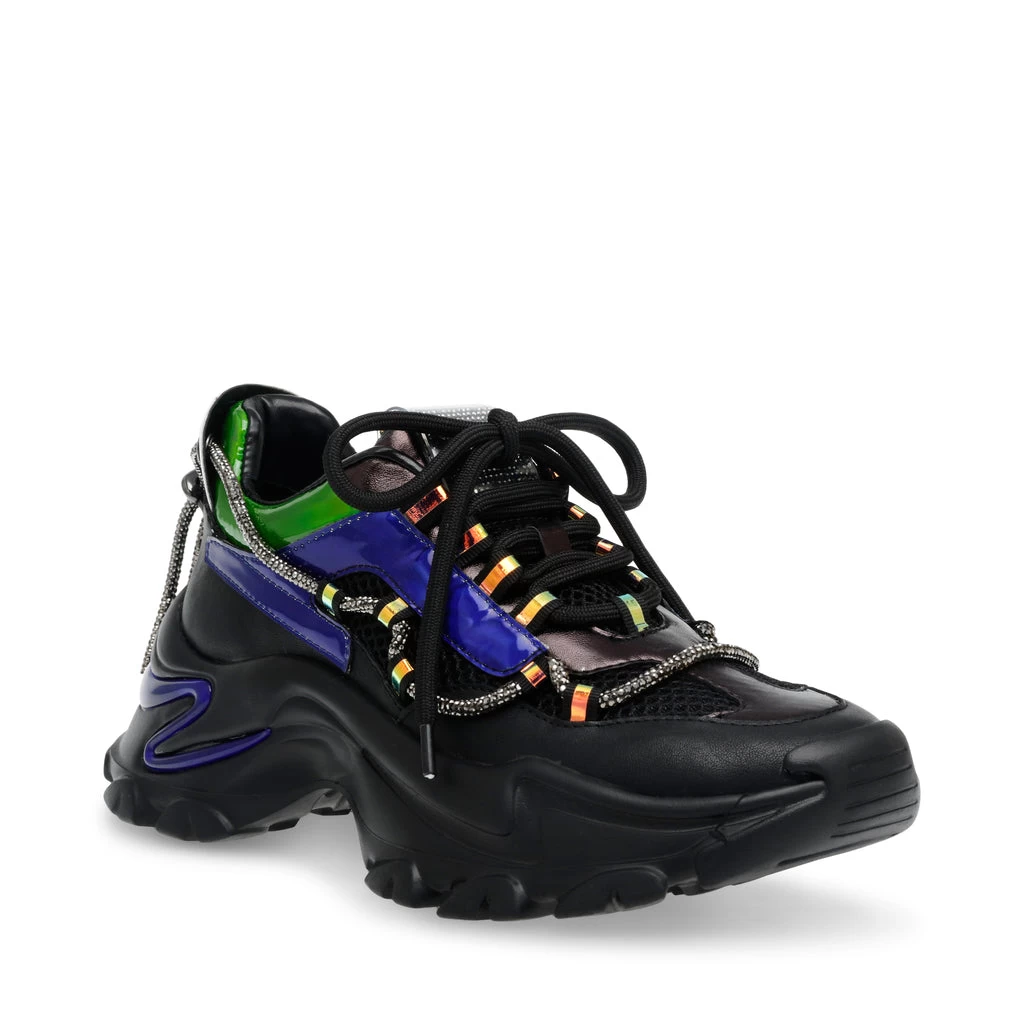Steve Madden Miracles Sneaker BLACK/ PURPLE 2 Steve Madden Miracles Sneaker BLACK/ PURPLE – Image 2