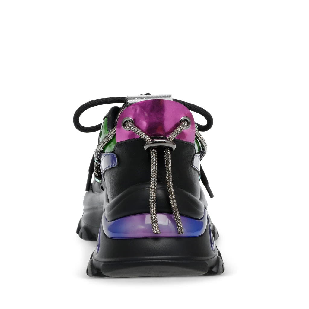 Steve Madden Miracles Sneaker BLACK/ PURPLE 4 Steve Madden Miracles Sneaker BLACK/ PURPLE – Image 4