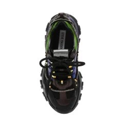 Steve Madden Miracles Sneaker BLACK/ PURPLE 11 Steve Madden Miracles Sneaker BLACK/ PURPLE -Steve Madden SM11002303 04005 395 05