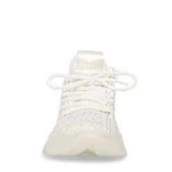 Steve Madden Maxima-P Sneaker WHITE 8 Steve Madden Maxima-P Sneaker WHITE -Steve Madden SM11002305 02002 002 03