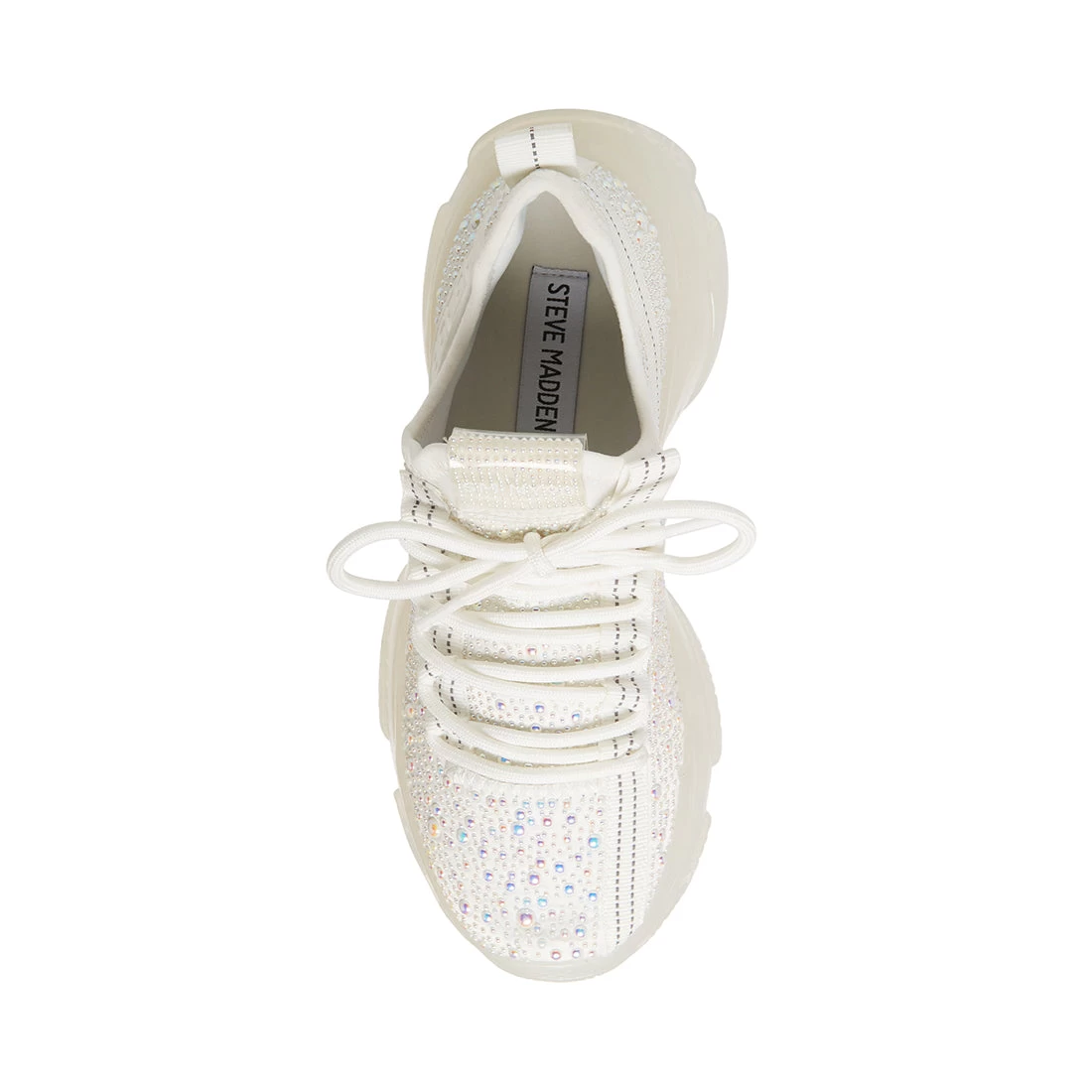 Steve Madden Maxima-P Sneaker WHITE 5 Steve Madden Maxima-P Sneaker WHITE – Image 5