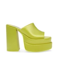 Steve Madden Cagey Sandal LIME SATIN