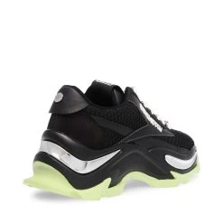 Steve Madden Zoomz Sneaker BLACK/LIME -Steve Madden SM11002327 04005 05N 03