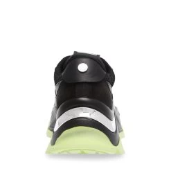 Steve Madden Zoomz Sneaker BLACK/LIME -Steve Madden SM11002327 04005 05N 04
