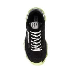 Steve Madden Zoomz Sneaker BLACK/LIME -Steve Madden SM11002327 04005 05N 06