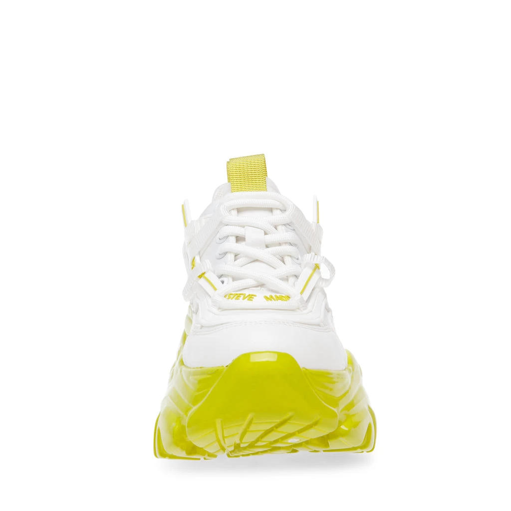 Steve Madden Recoupe Sneaker WHITE/LIME 3 Steve Madden Recoupe Sneaker WHITE/LIME – Image 3