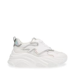 Steve Madden Primer Sneaker WHITE/SIL