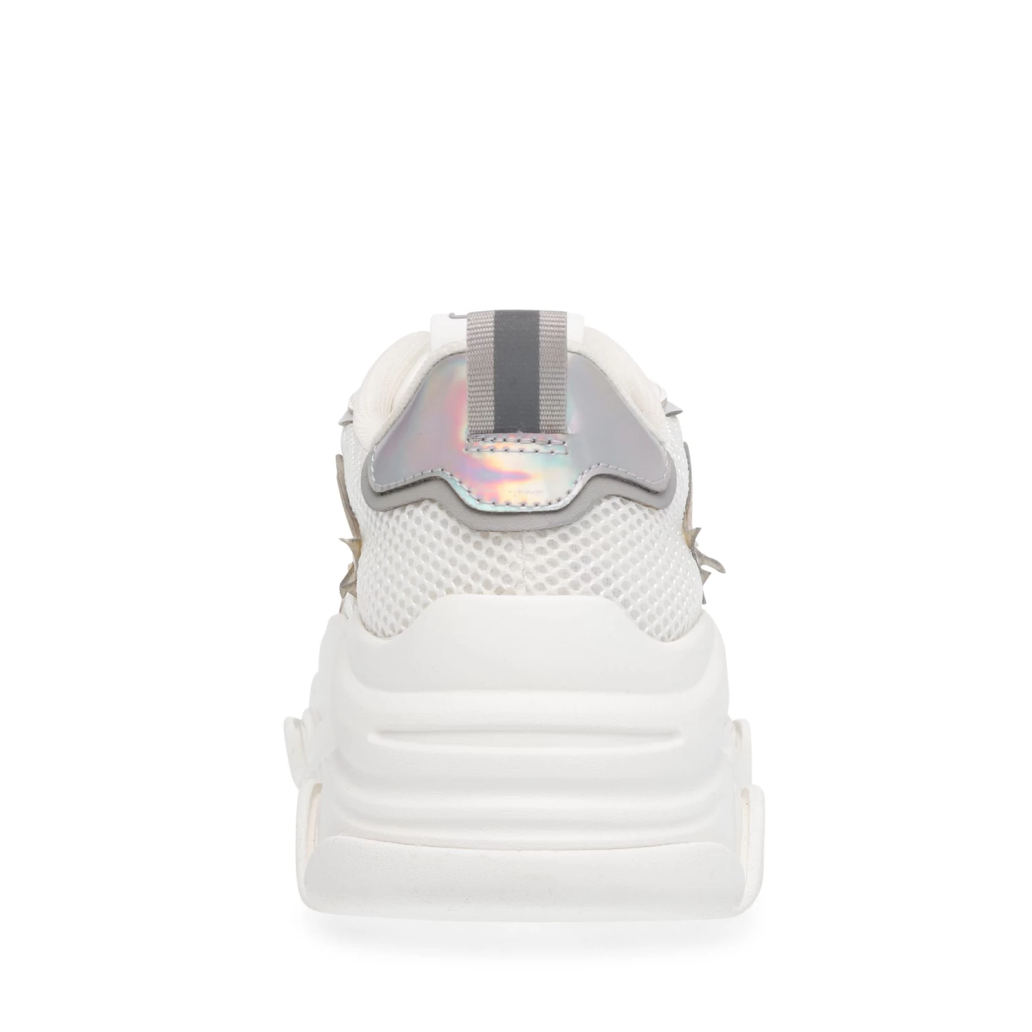 Steve Madden Primer Sneaker WHITE/SIL 4 Steve Madden Primer Sneaker WHITE/SIL – Image 4