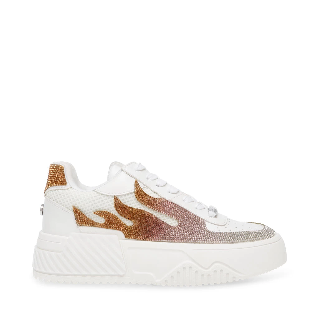 Steve Madden Walk-out Sneaker WHT/ORG 1 Steve Madden Walk-out Sneaker WHT/ORG