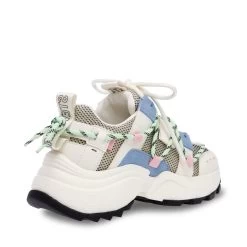 Steve Madden Tazmania Sneaker WHT/LT BLUE -Steve Madden SM11002419 04005 18G 03
