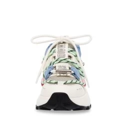 Steve Madden Tazmania Sneaker WHT/LT BLUE -Steve Madden SM11002419 04005 18G 04